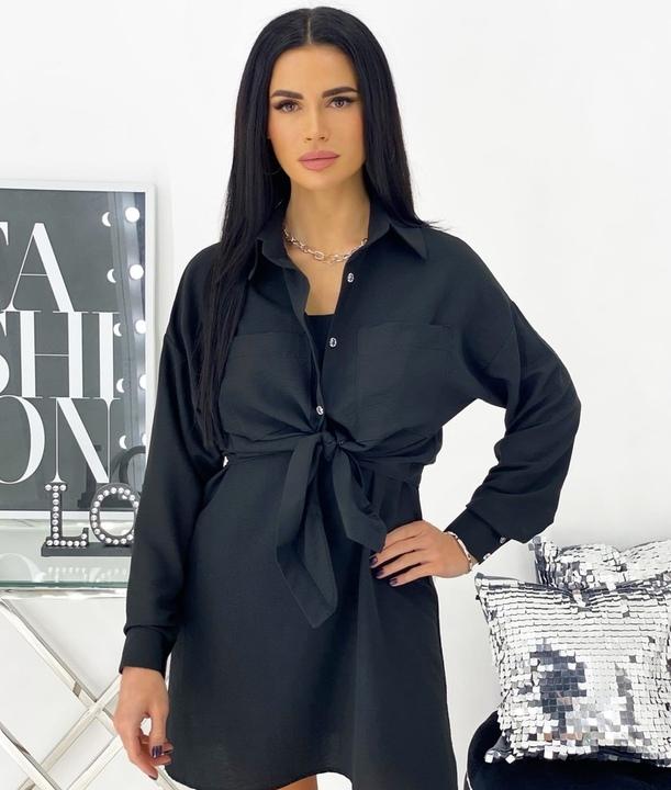 

Платье двойка G&M k-80272 - Размер цвет черный, Платье двойка G&M k-80272 42-44 Размер цвет черный