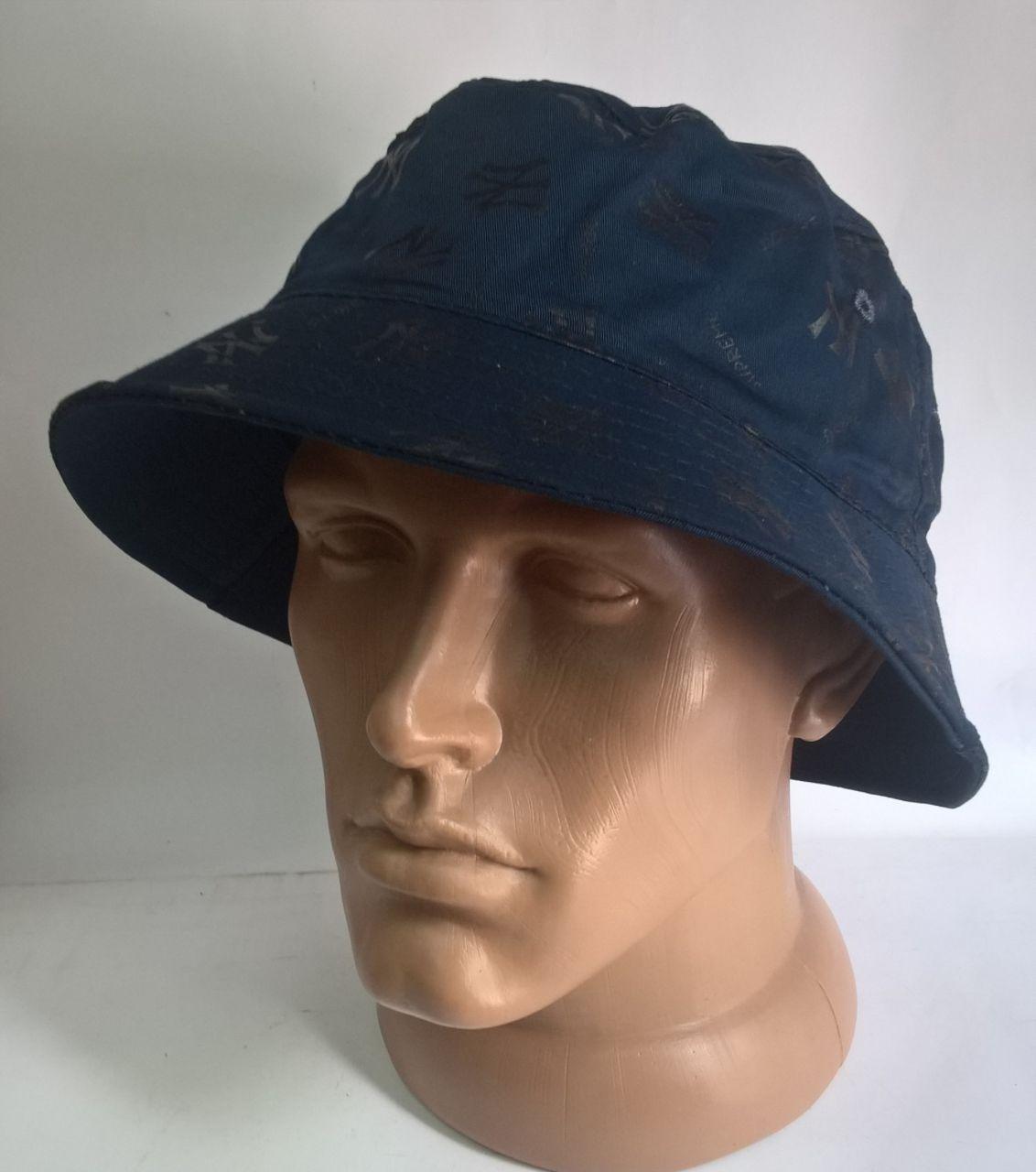 

Панама брендовая летняя с принтом New York Supreme Синий CARE INSTRUCTION Турция Размер 60