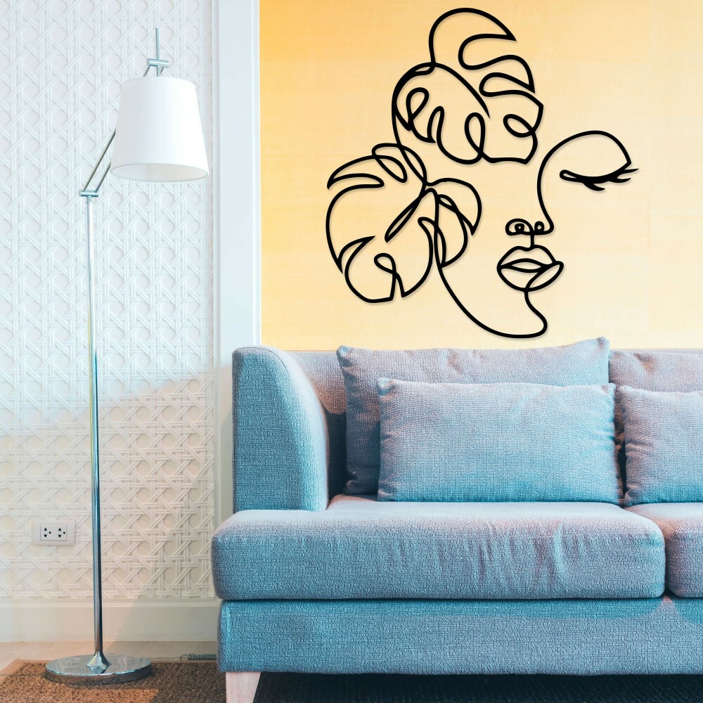 

Панно из дерева Born for Art Естественная женственность 101х99 см Черное