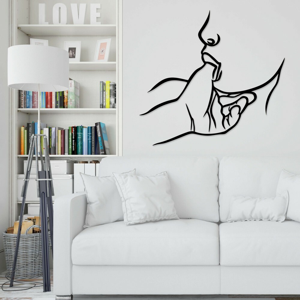 

Панно из дерева Born for Art Нотки страсти 101х99 см Черное