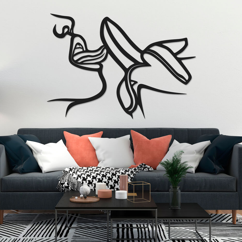 

Панно из дерева Born for Art Banana 70х49 см Черное