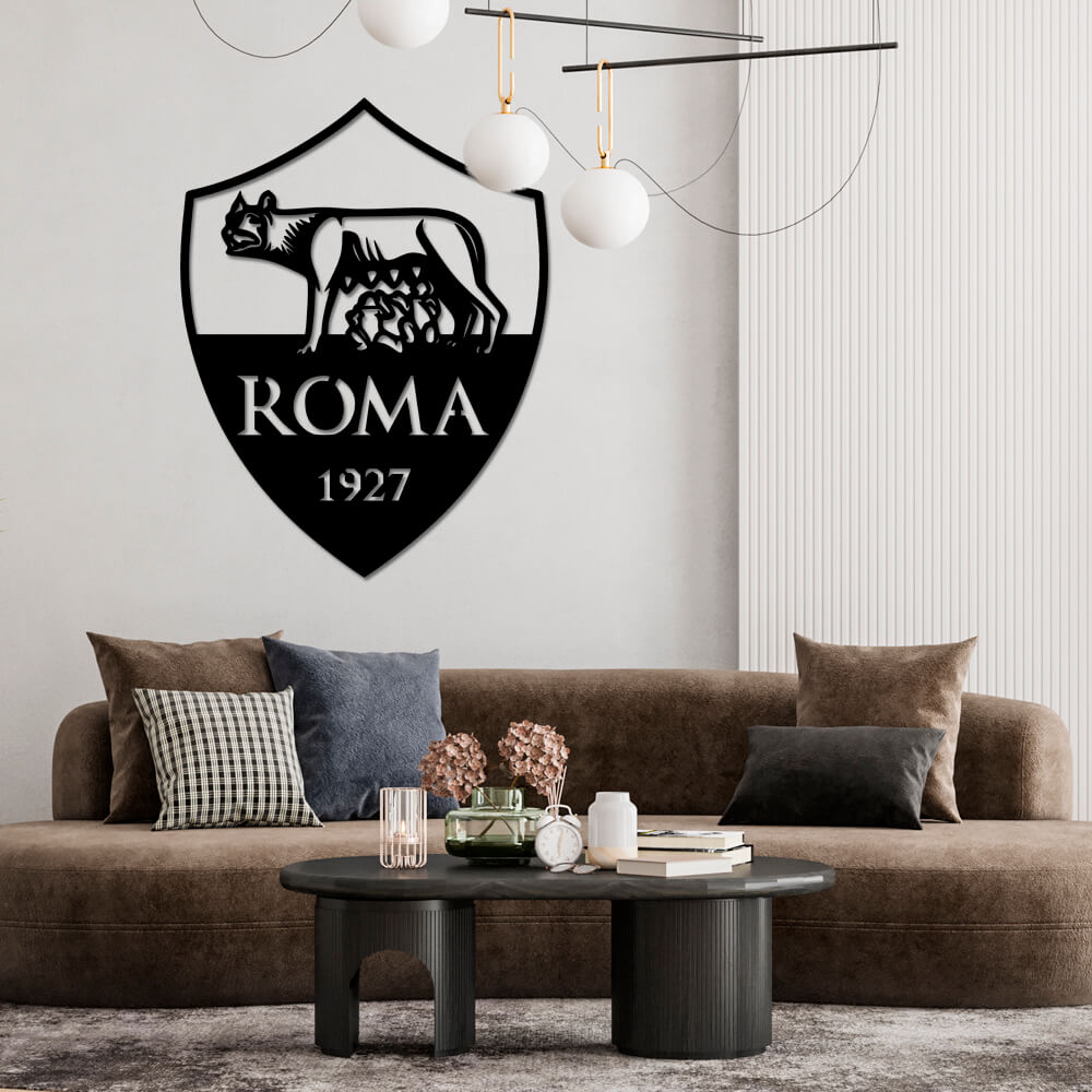 

Панно из дерева Born for Art ФК Roma 115х88 см Черное