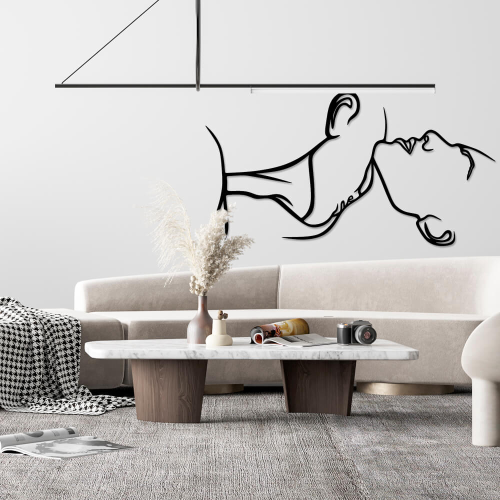 

Панно из дерева Born for Art Обожаю твою шею 115х65 см Черное