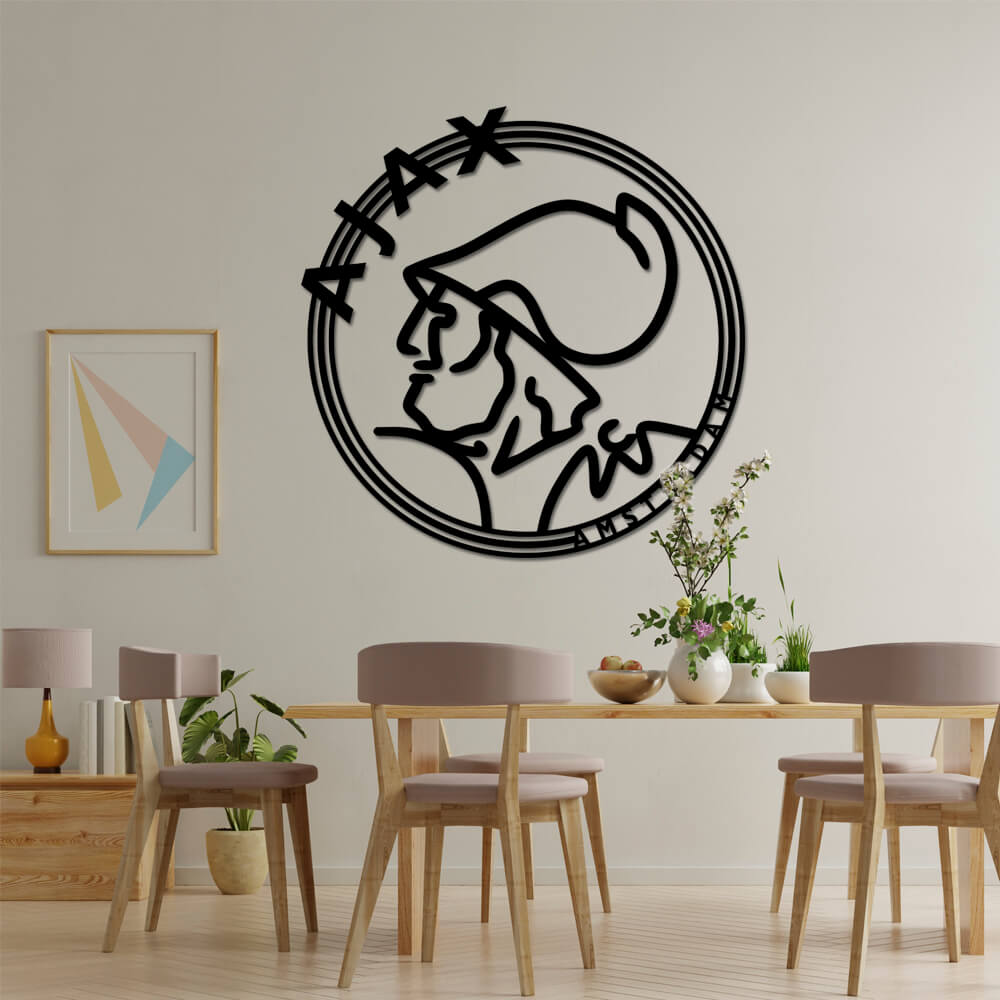 

Панно из дерева Born for Art Ajax 70х70 см Черное