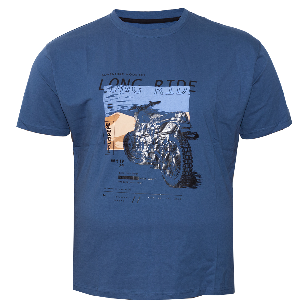 

Футболка мужская POLO PEPE fu01135883 (74) синий