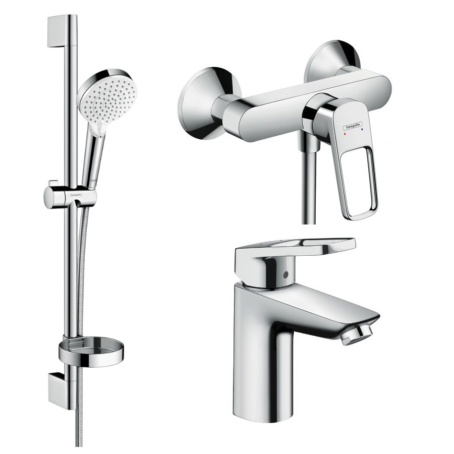 

Набор смесителей для душа Hansgrohe Logis Loop 1072019 умывальник 100 71151000+71247000+26553400
