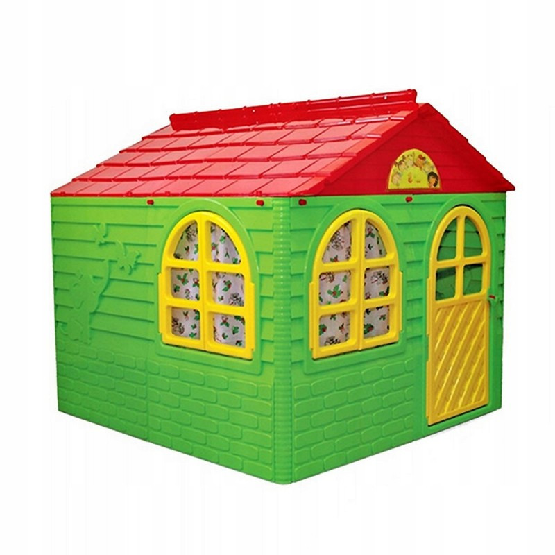 

Детский игровой домик со шторками Doloni Toys 02550/3 пластиковый