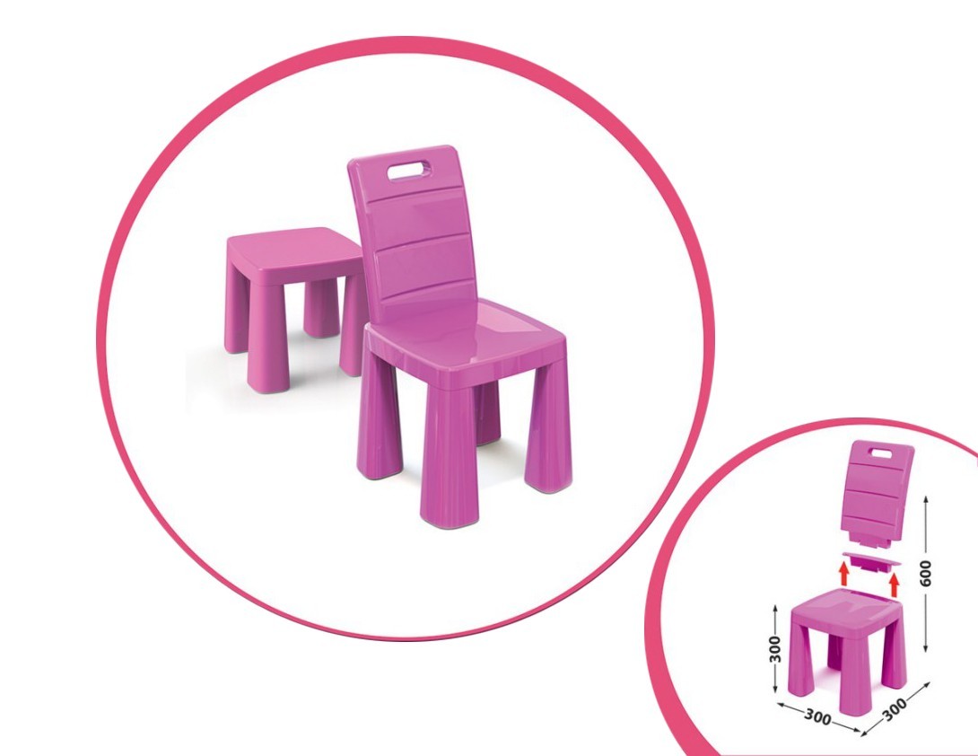 

Детский стул Стул-табурет DOLONI TOYS Розовый 04690