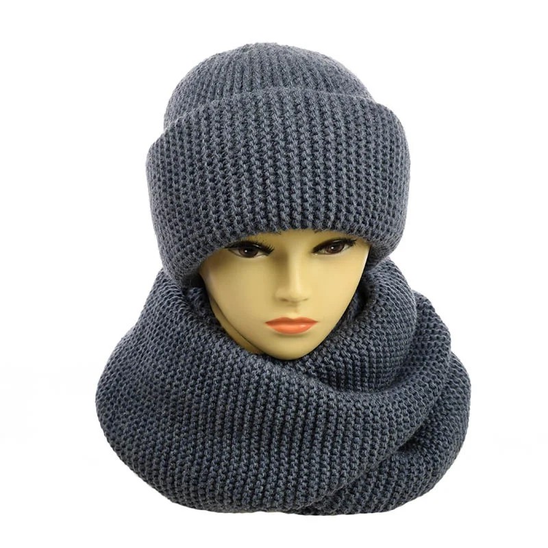 

Женский вязанный комплект шапка + хомут STD Ukriane Анжелика  Джинс, Женский вязанный комплект шапка + хомут STD Ukriane Анжелика one-size Джинс