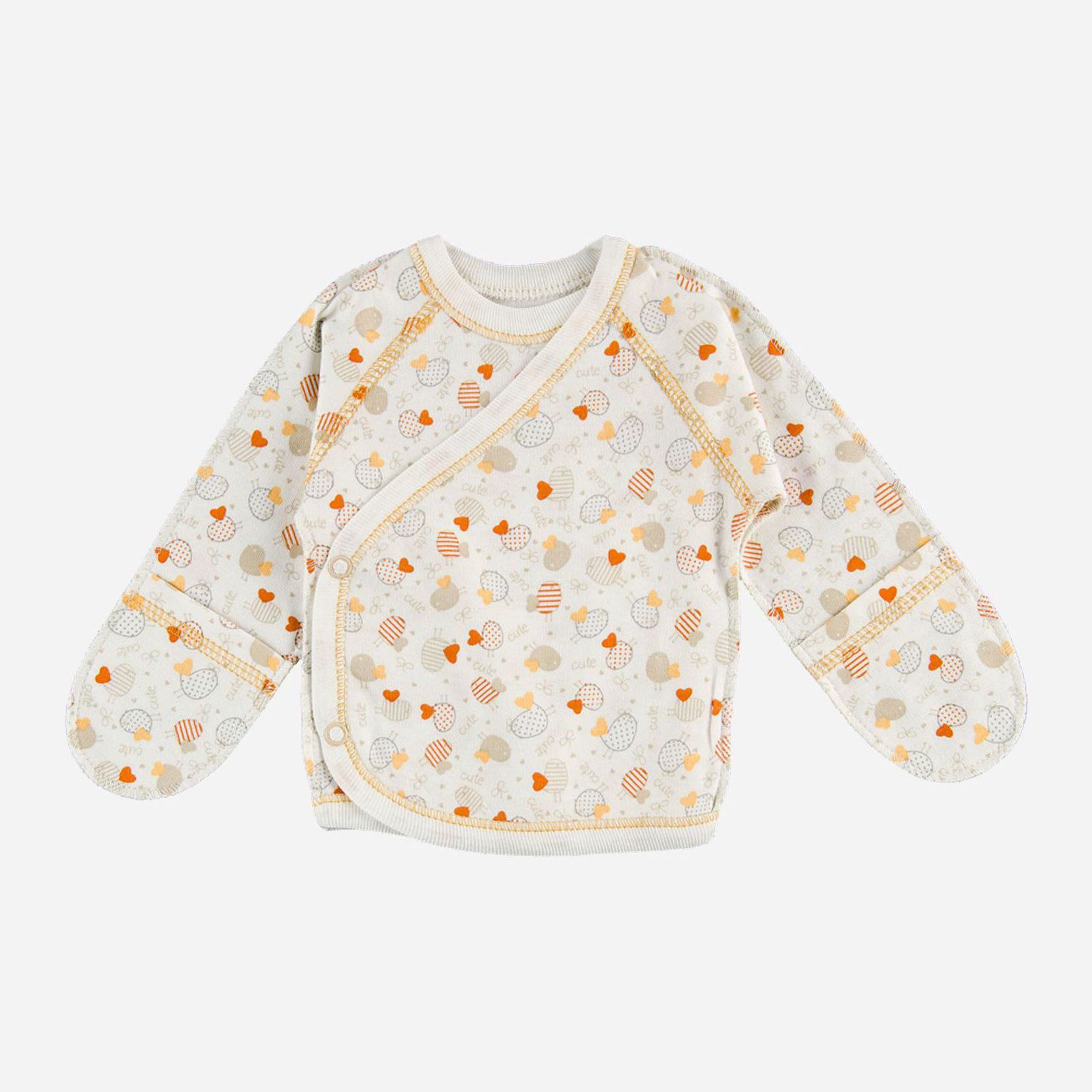 

Распашонка ЛяЛя 1Т03 (2-71) 62 см Бежевый/Кофе