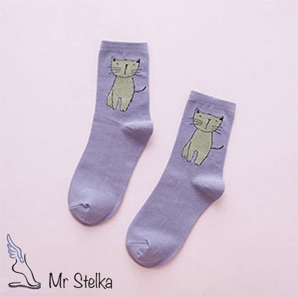 

Женские носки "Shibuya Cat" -39р, фиолетовый цвет SO-17 №2, Женские носки "Shibuya Cat" 35-39р, фиолетовый цвет SO-17 №2