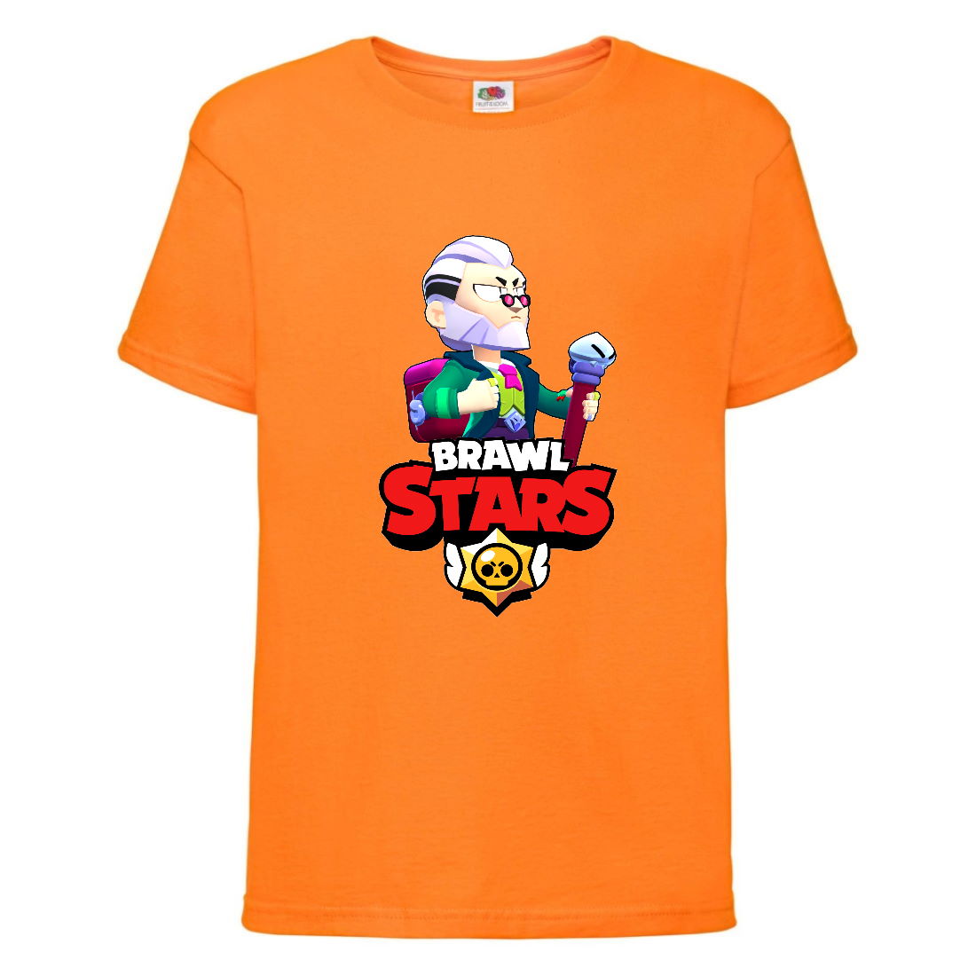 

Футболка детская Brawl Stars Bayron (Бравл Старс Байрон) оранжевая 164 см