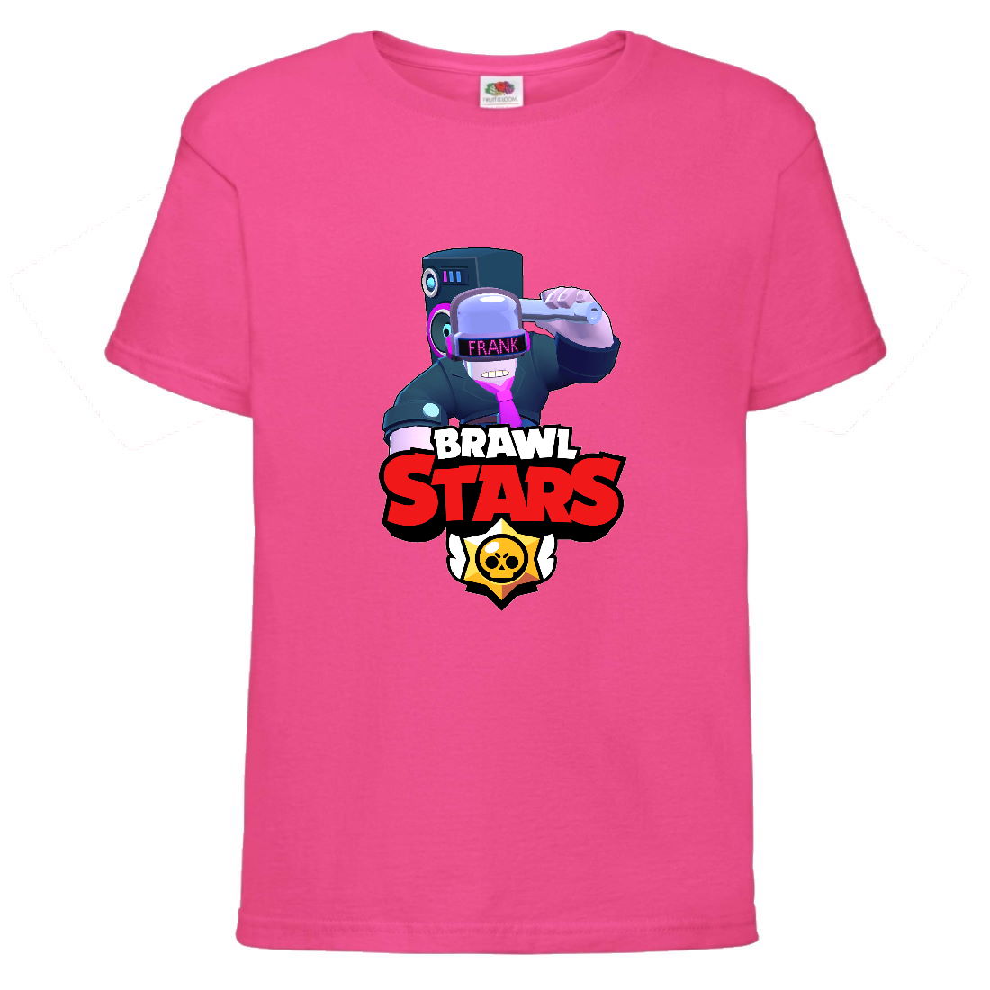 

Футболка детская Brawl Stars DJ Frank (Бравл Старс Фрэнк Диджей) малиновая 116 см