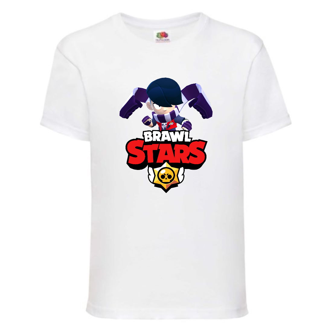

Футболка детская Brawl Stars Edgar (Бравл Старс Эдгар) белая 152 см