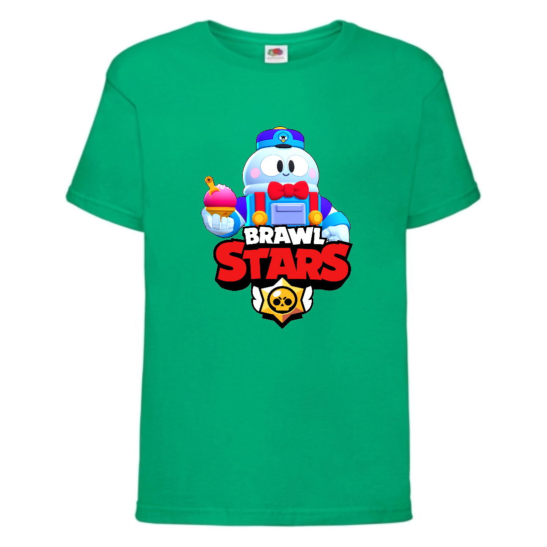 

Футболка детская Brawl Stars Lou (Бравл Старс Лу) зеленая 152 см