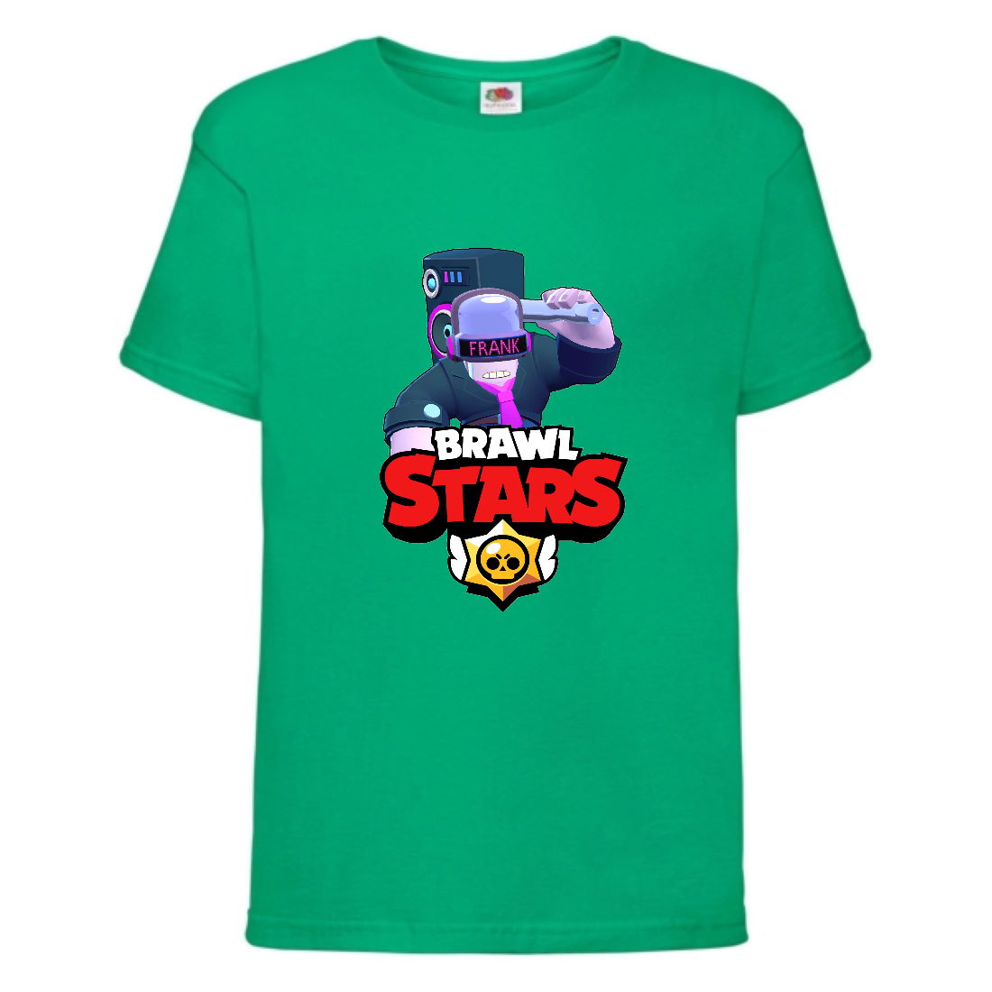 

Футболка детская Brawl Stars DJ Frank (Бравл Старс Фрэнк Диджей) зеленая 140 см