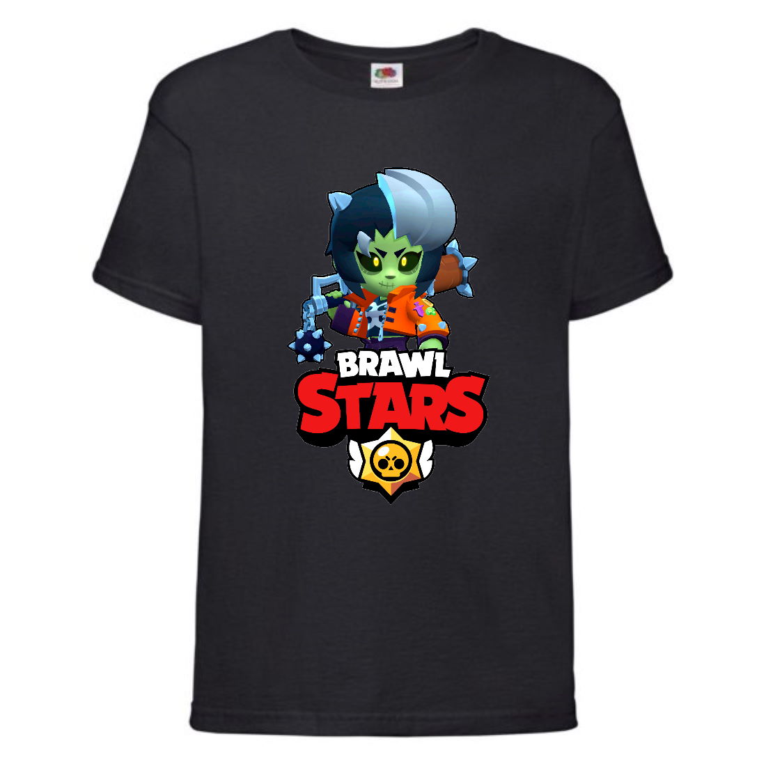 

Футболка детская Brawl Stars Bibi Zombie (Бравл Старс Биби Зомби) черная 164 см