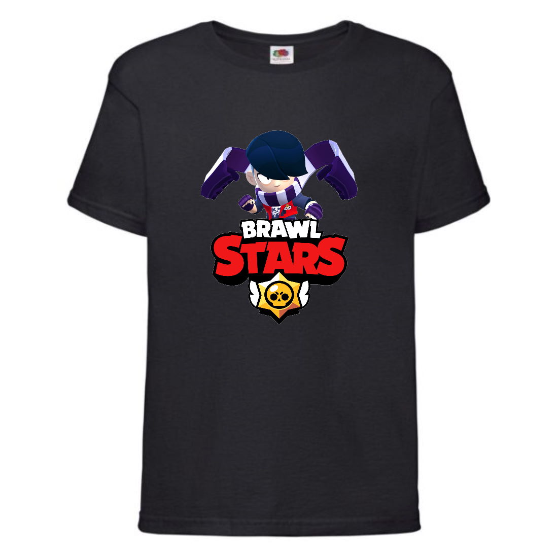 

Футболка детская Brawl Stars Edgar (Бравл Старс Эдгар) черная 164 см