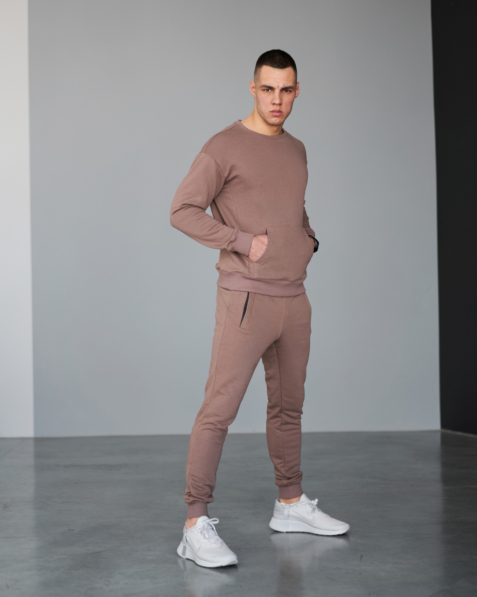 

Спортивный костюм тонкий GR8 active wear модель 344т3-мокко размер XL
