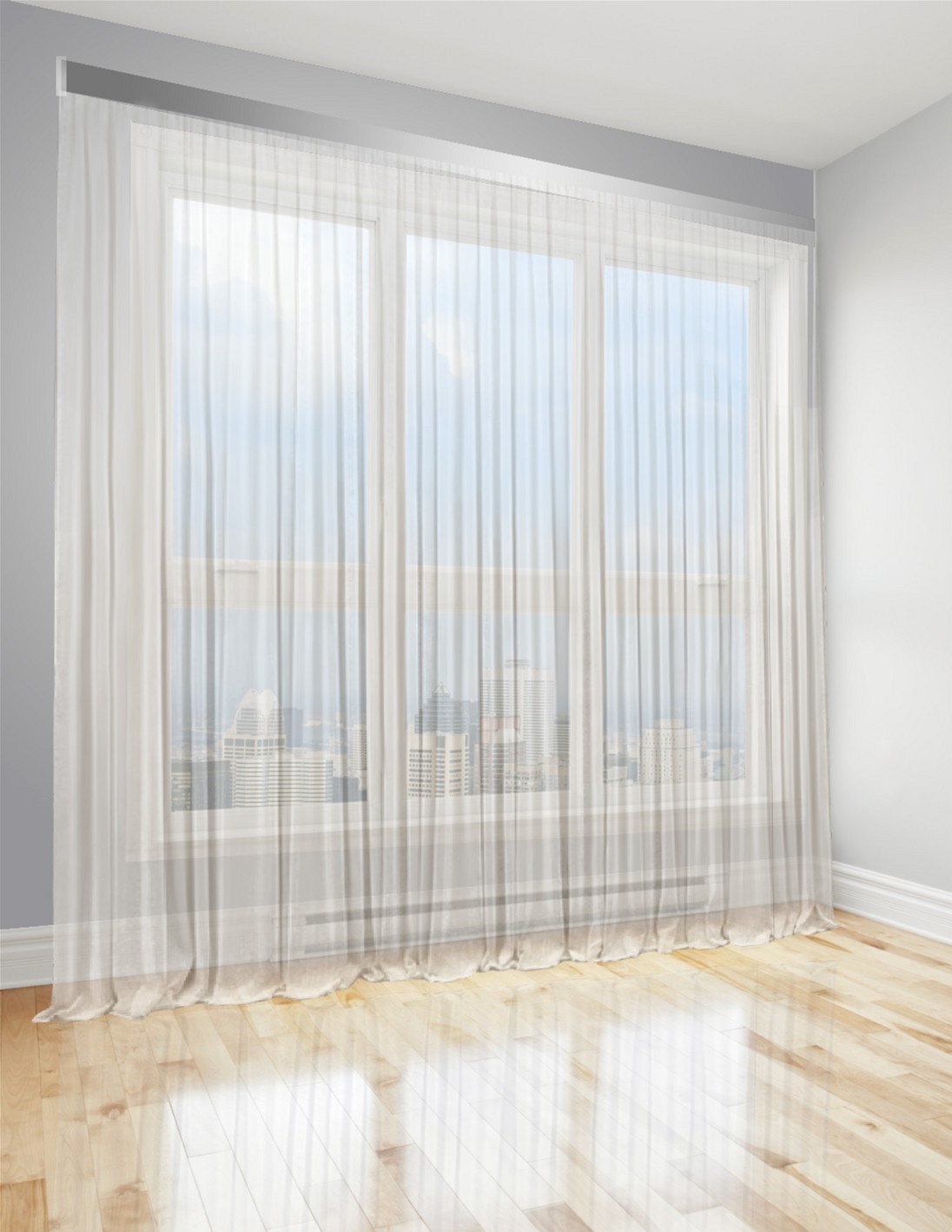 

Тюль Di&Di Батист прозрачный 600х310 Молочный