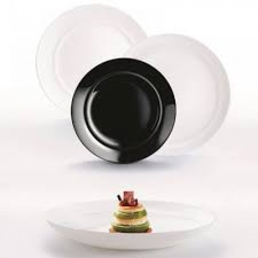 

Столовый сервиз 18 предметов Alexie Black/White Luminarc P0306 LUM