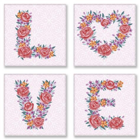 

Картина по номерам LOVE flowers ★★★ Идейка СН125 (TC127351)