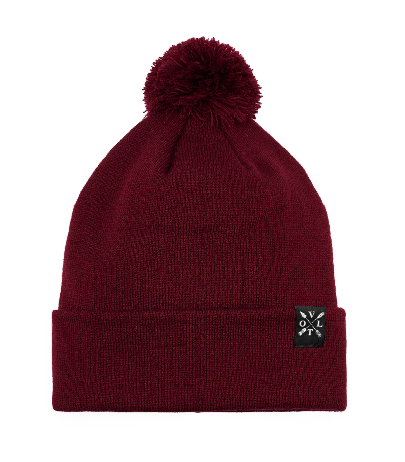 

Шапка Volt POM Bordo