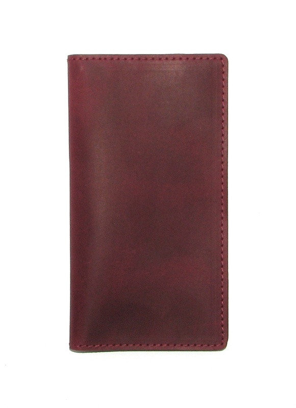 

Портмоне кожаный DNK Leather Big Purse бордовое