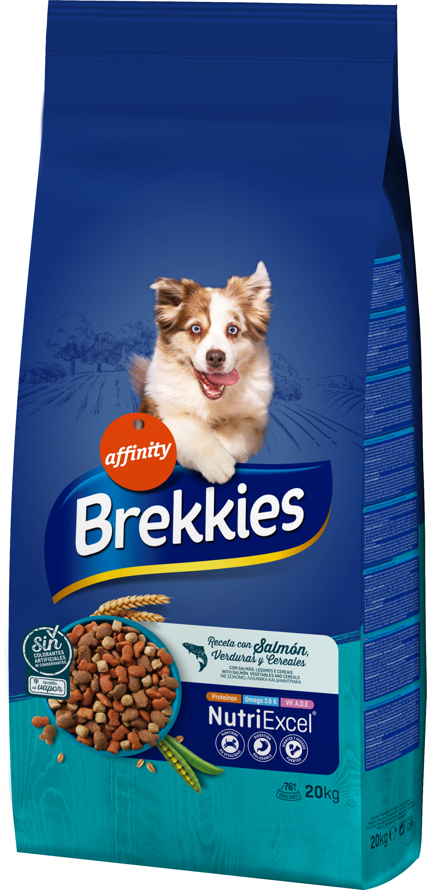

Сухой корм Brekkies Dog Fish для собак всех пород с лососем 20 кг (8410650871202)