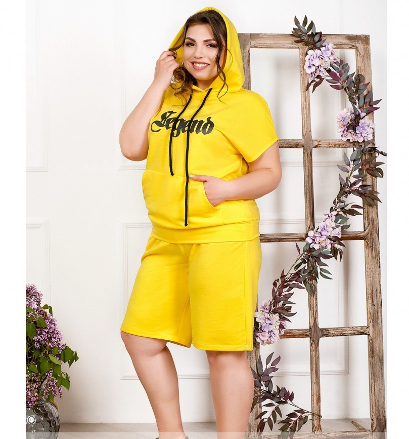 

Спортивний костюм Minova 1014 - Жовтий, Спортивний костюм Minova 1014 60-62 Жовтий