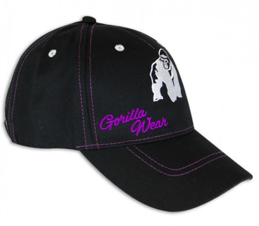 

Бейсболка женская Logo Gorilla Wear Черно-фиолетовый