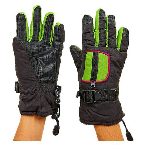 

Перчатки горнолыжные детские C-7706 FDSO L/XL Черно-салатовый