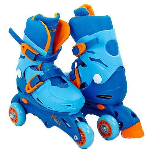 

Роликовые коньки раздвижные детские YX-0153 Zelart 31-34 Голубо-синий (60363016)