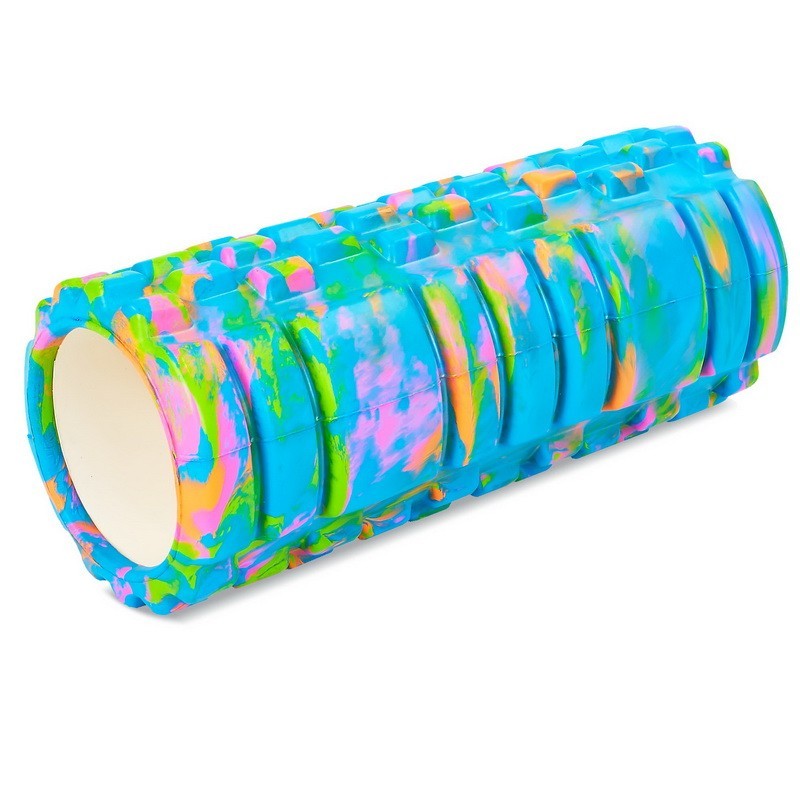 

Валик-ролик массажный Yoga Grid Combi Roller EVA 14.5*33 см голубой мультиколор (MS-0857)