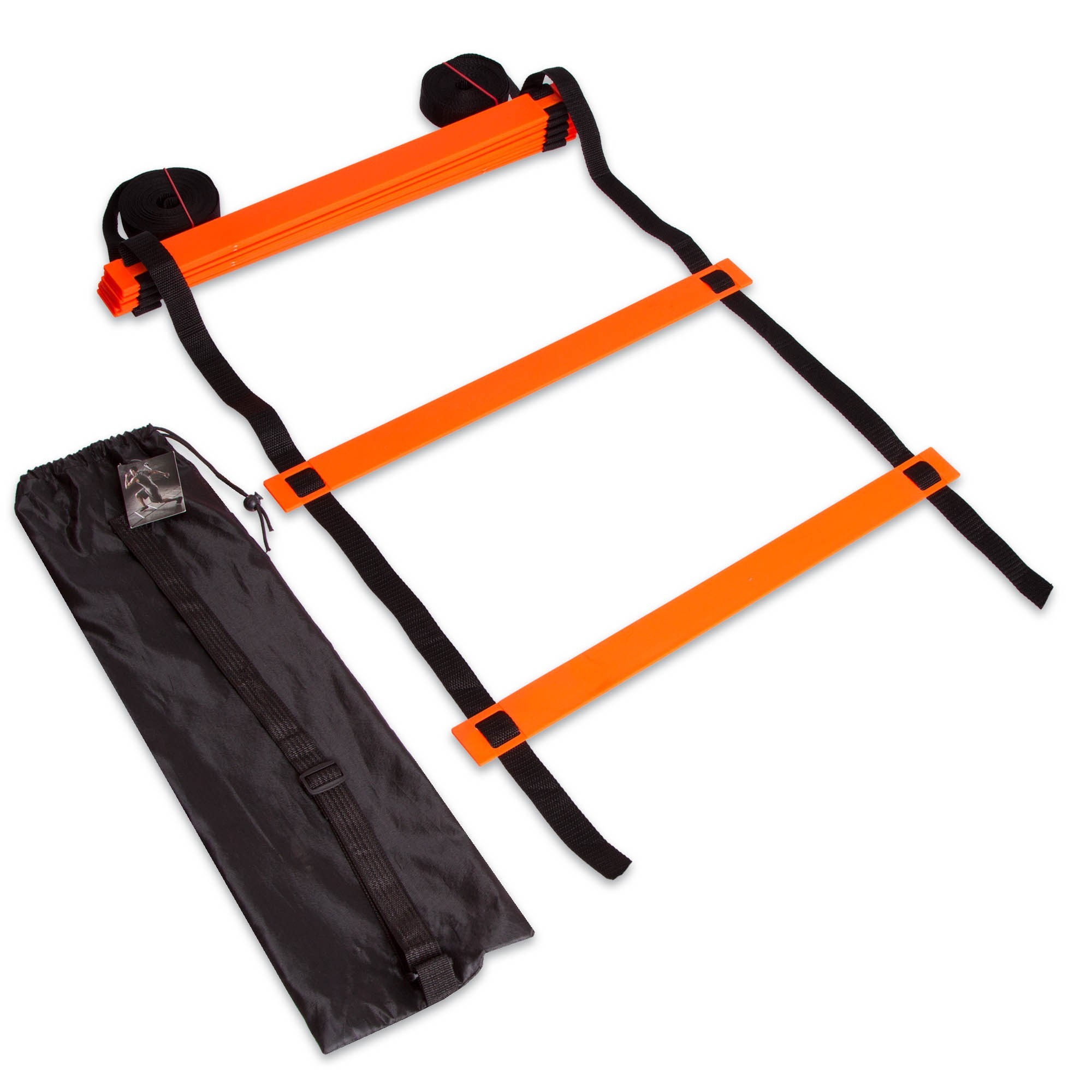 

Координационная лестница усиленная Zelart Coordination Ladder 10 м x 0,52 м x 4мм черно-оранжевый (C-4351)