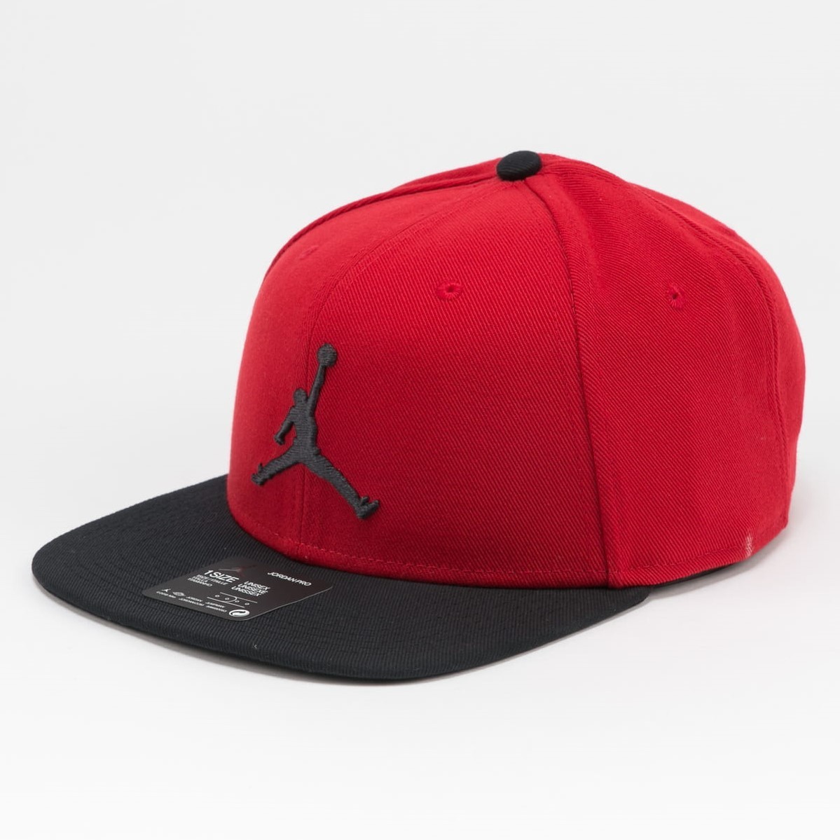 

Кепка-бейсболка с прямым козырьком JORDAN PRO Jumpman Spanback 6-панельный снэпбек (AR2118-688)