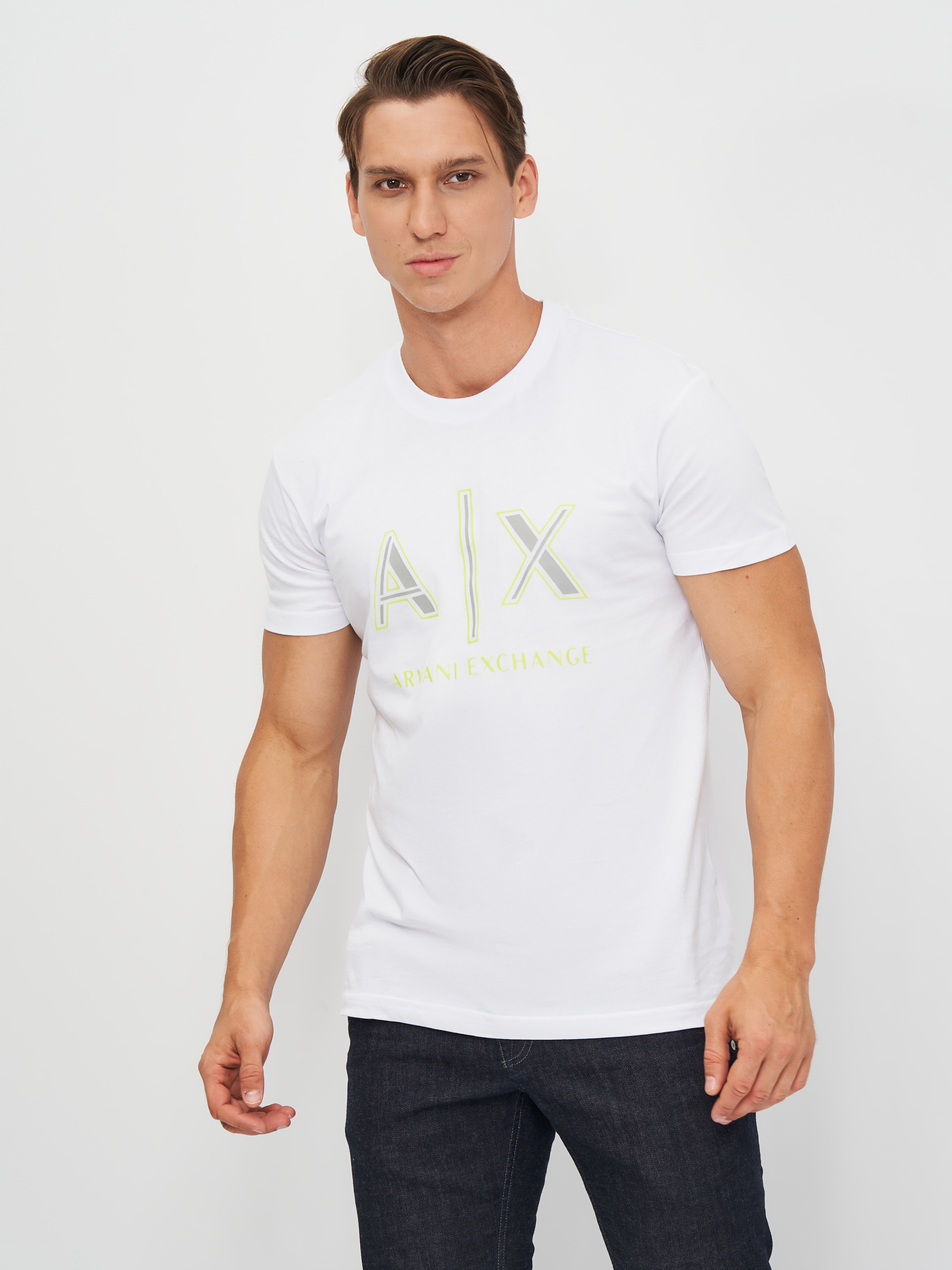 

Футболка Armani Exchange 10750  (44) Белая, Футболка Armani Exchange 10750 S (44) Белая