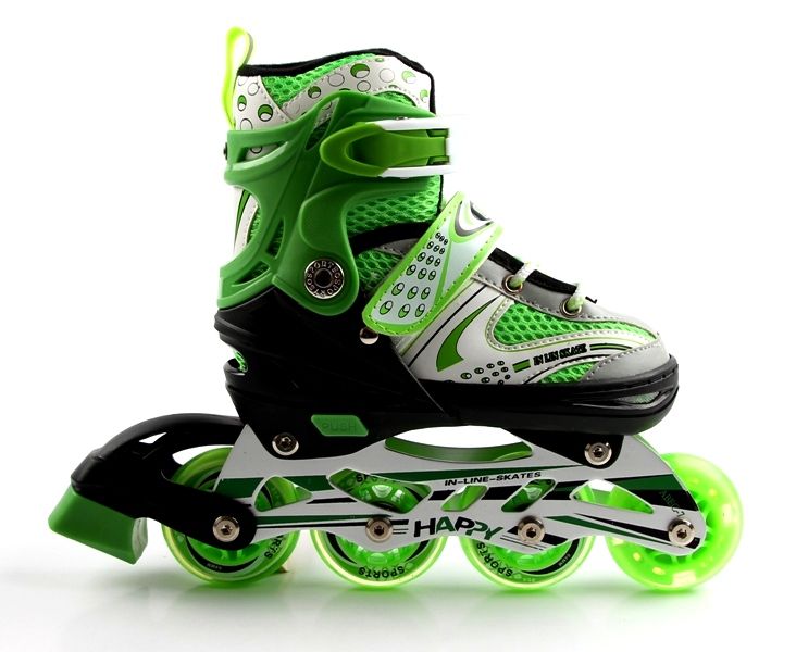 

Роликовые коньки раздвижные Happy Mondays Light green 38-42 (SD)