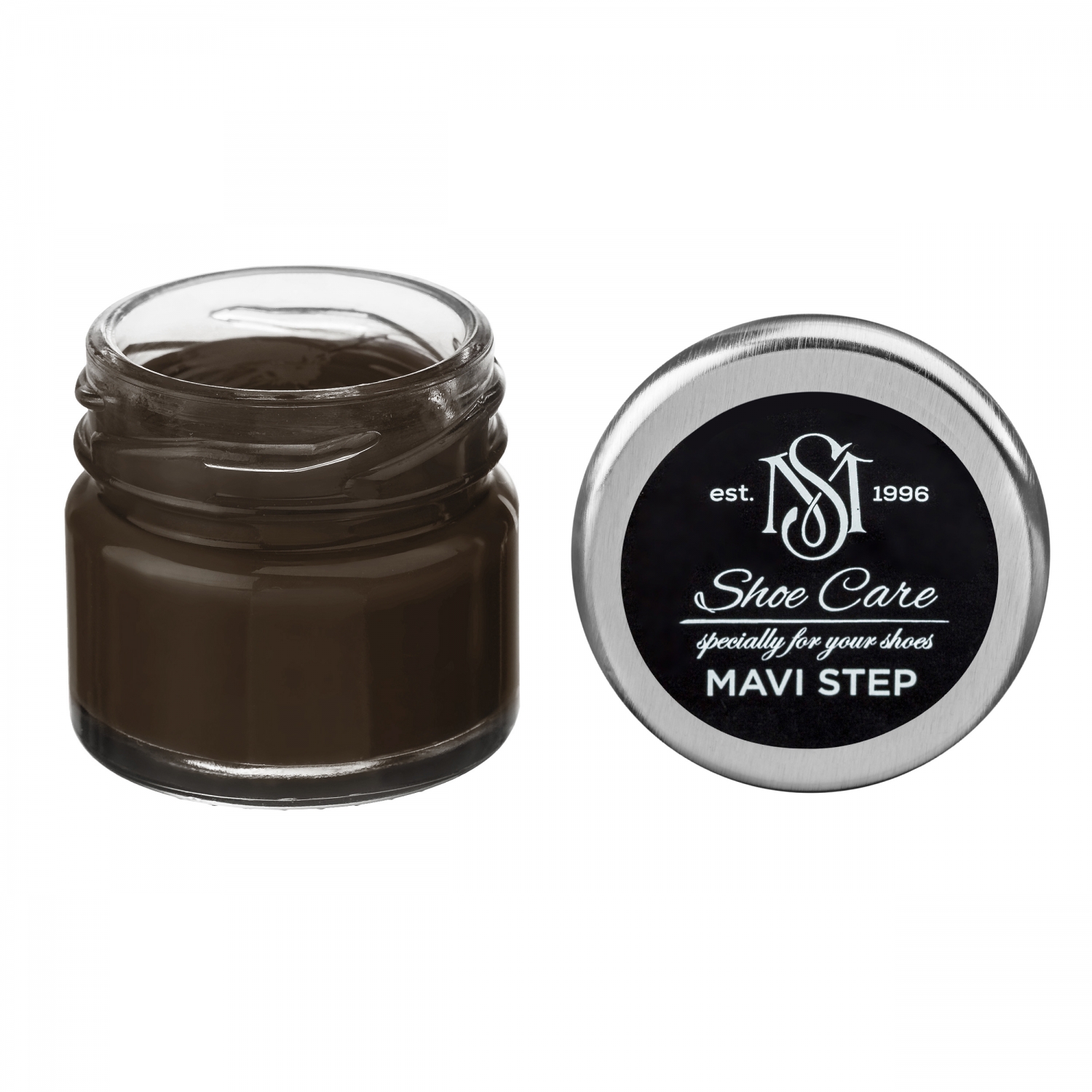 

Краска бальзам для замши и нубука темно-коричневая 106 MAVI STEP Multi Oil Balm, 25 мл