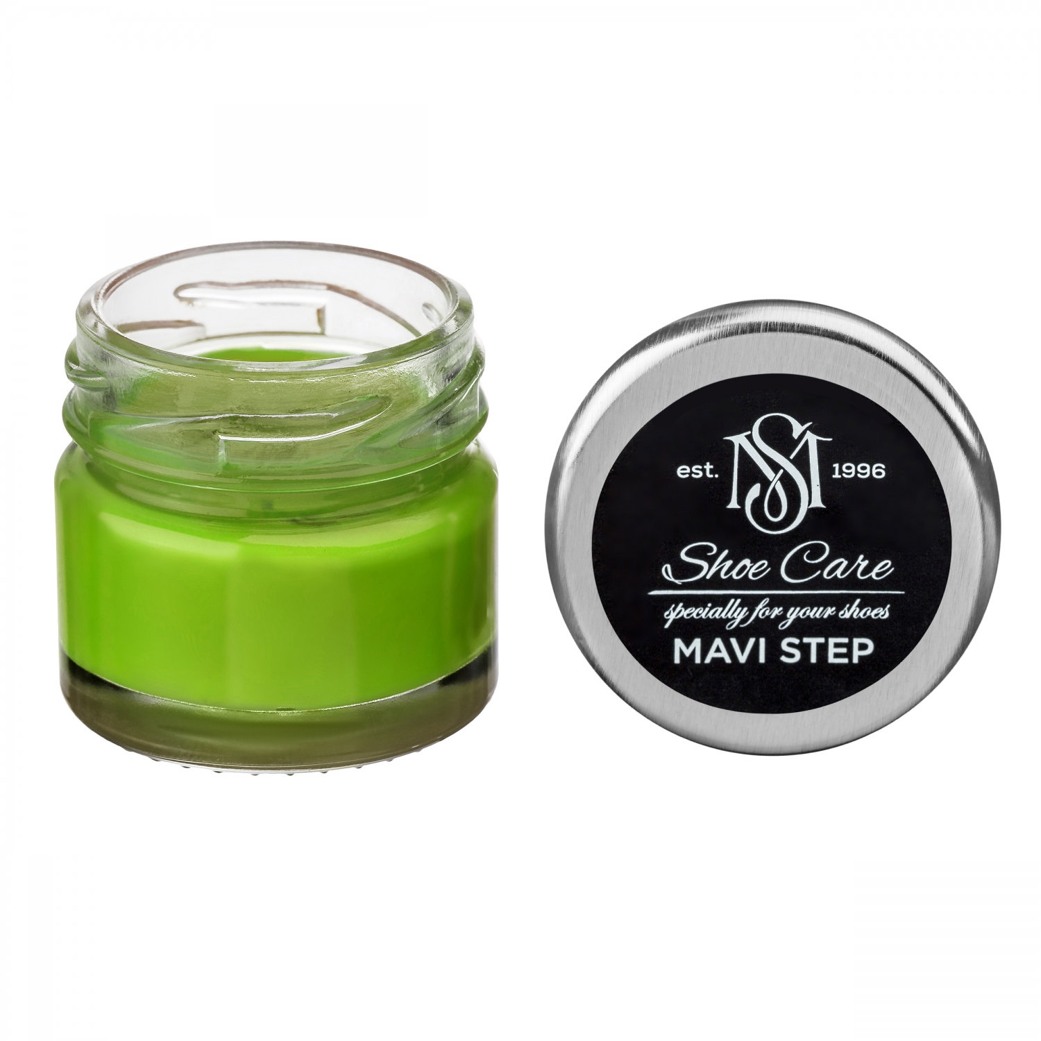 

Краска бальзам для замши и нубука зеленая 132 MAVI STEP Multi Oil Balm, 25 мл