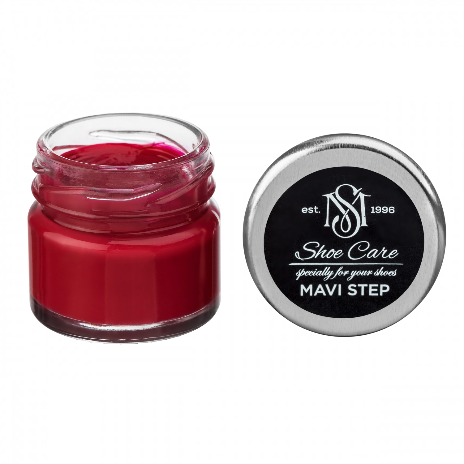 

Краска бальзам для замши и нубука красная 112 MAVI STEP Multi Oil Balm, 25 мл