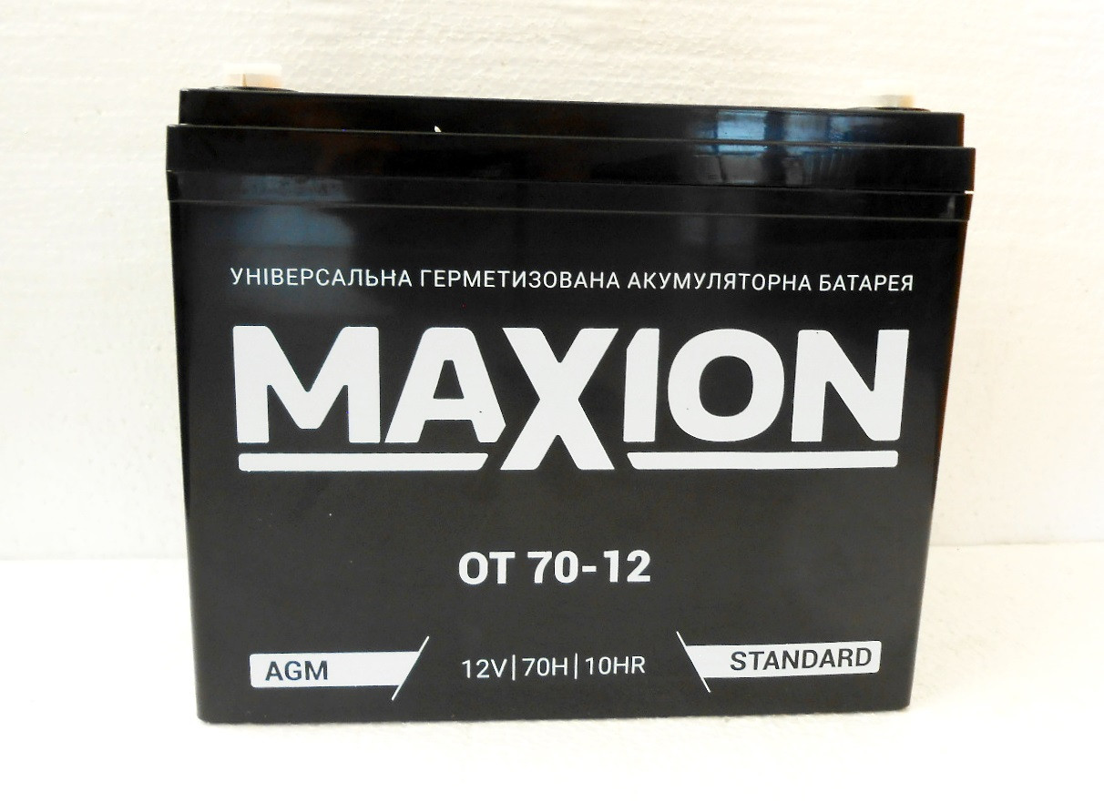 

Лодочной акумулятор MAXION 12V 70Ah