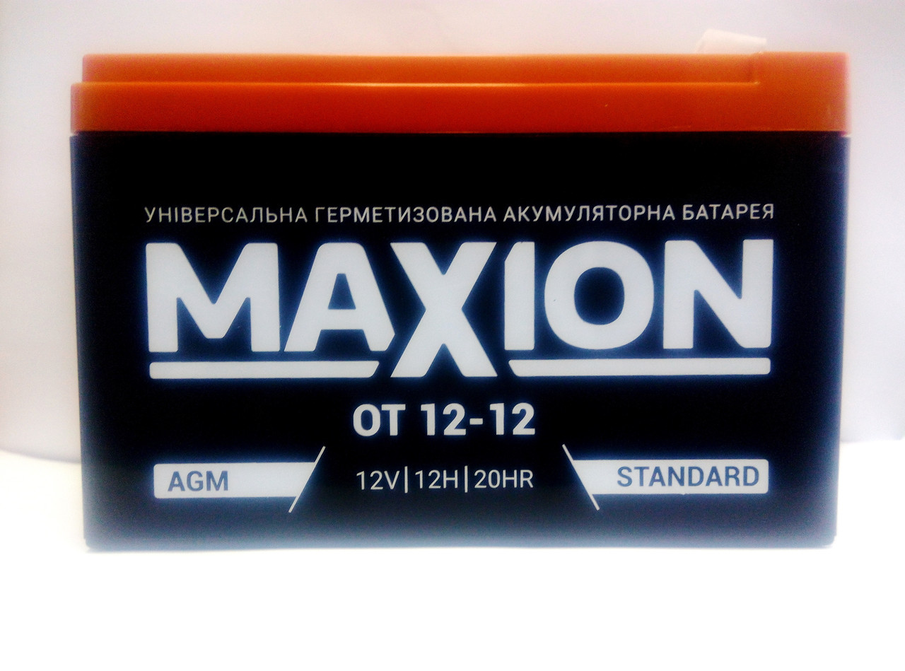 

Лодочной акумулятор MAXION 12V 12Ah