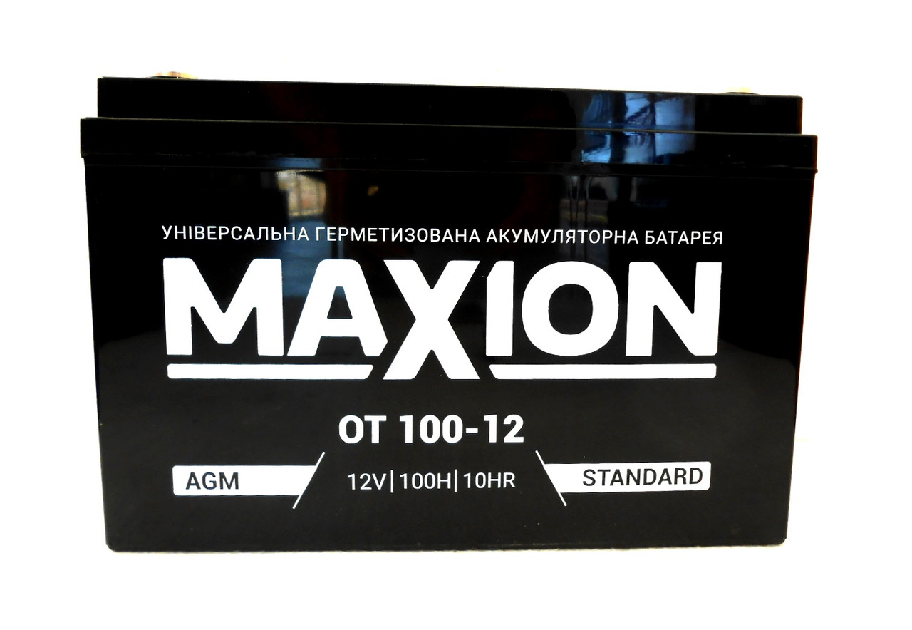 

Лодочной акумулятор MAXION 12V 100Ah