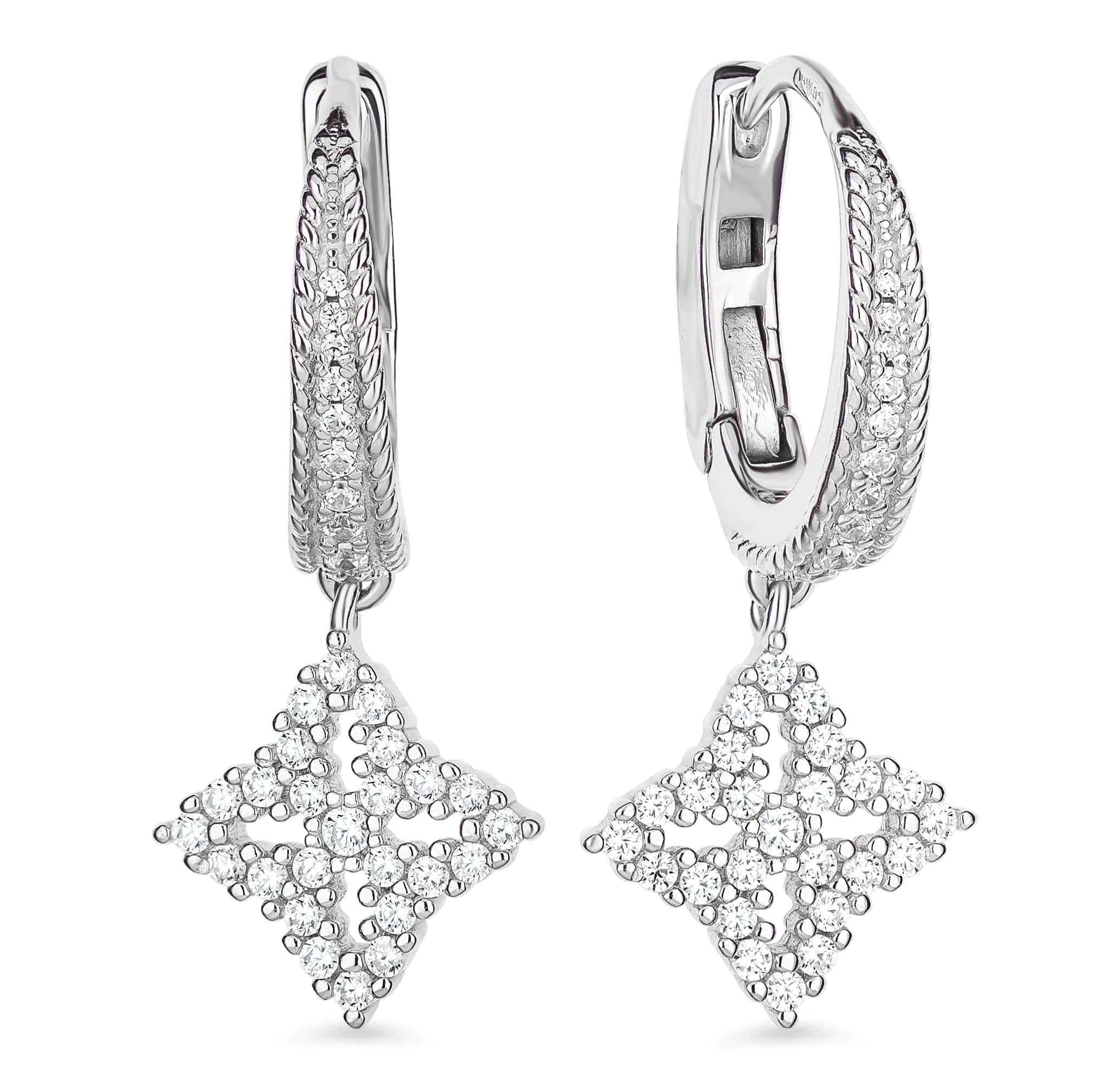 

Серебряные серьги с россыпью циркония КАМЕЯ 28200922.146.006038s