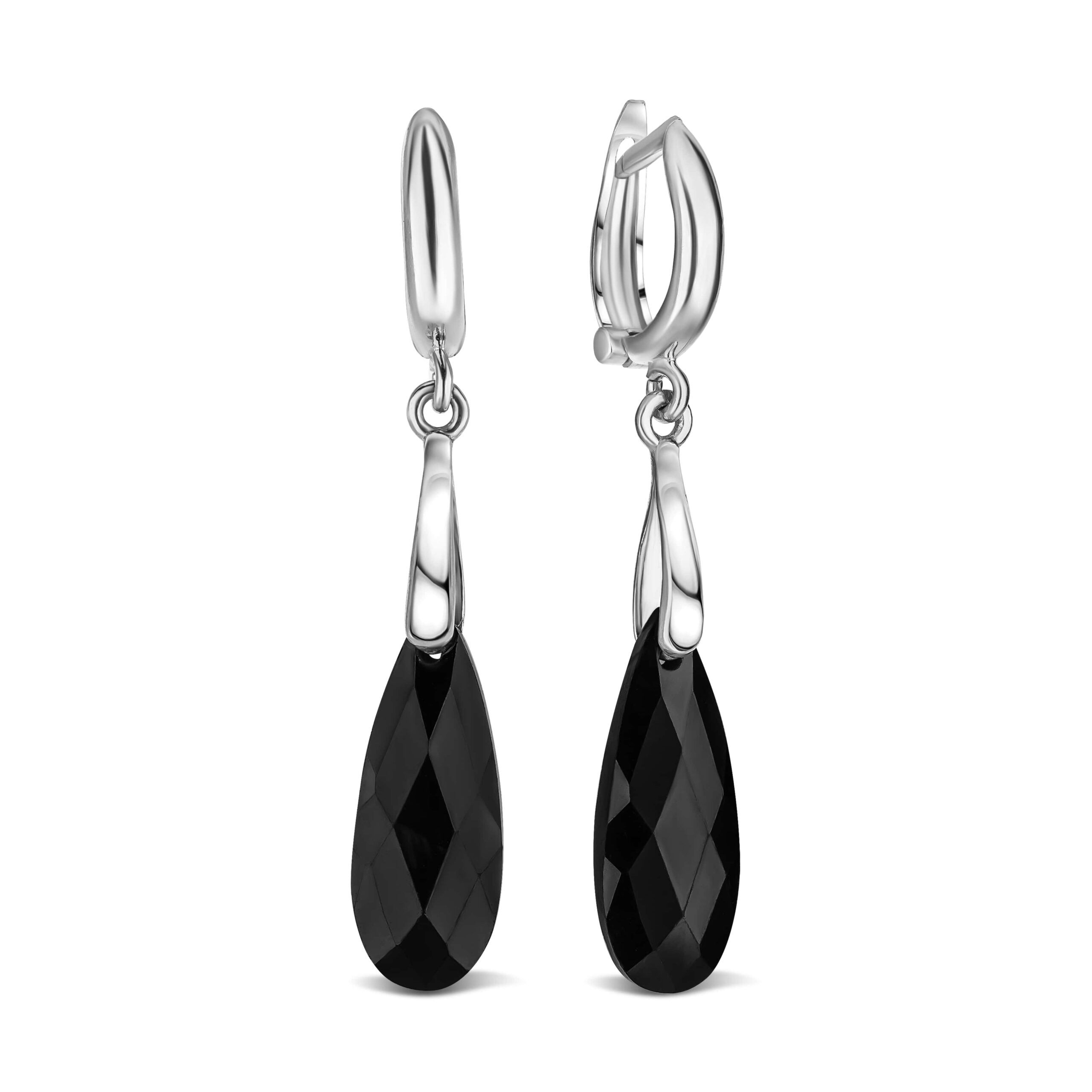 

Серебряные серьги со вставкой кварц КАМЕЯ 22500922.146.006440s