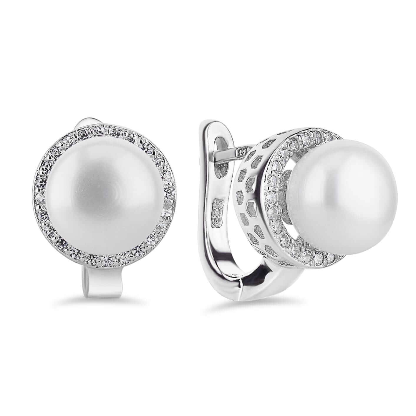 

Серьги из серебра с жемчугом КАМЕЯ 24800822.146.000679s