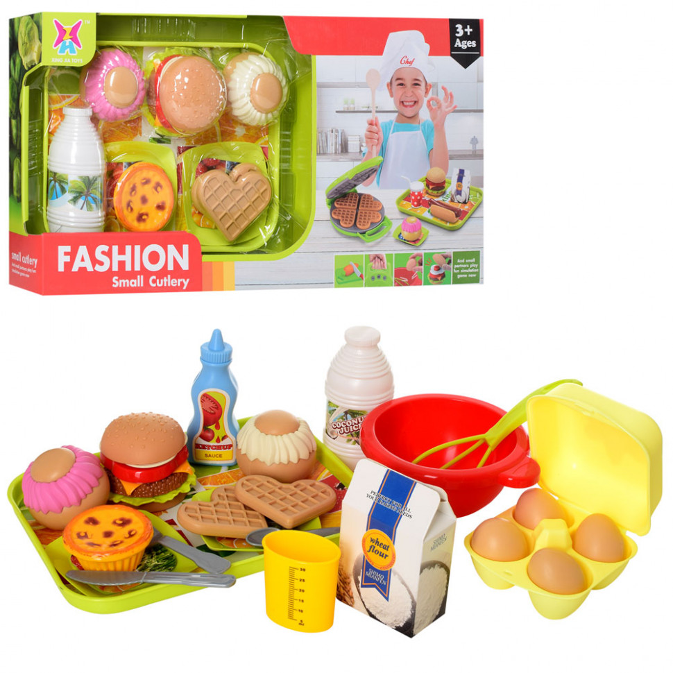 

Игровой набор METR+ 326H-33 Продукты на подносе Фаст-фуд (20040014)