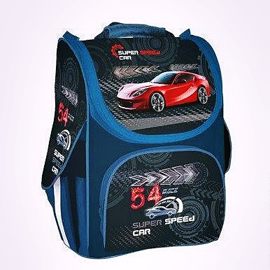 

Рюкзак школьный каркасный для мальчика Willy Super Speed 33х25х14 см арт.WL-871