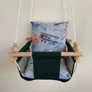 

Детская качеля Infancy Самолеты, Зеленая основа